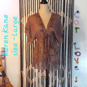 Beautiful Karen Kane cover- upTop